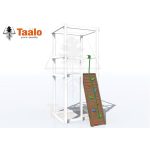 Серия T модель 11 – скалодром узкий (элемент детской игровой конструкции)