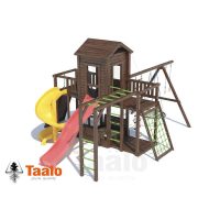 Серия C2 модель 4, детская игровая – спортивная конструкция