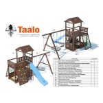 Серия В4 модель 2, детская игровая – спортивная конструкция