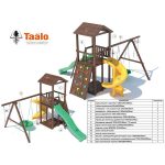 Серия А6 модель 1, детская игровая – спортивная конструкция