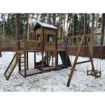 Серия C2 модель 3, детская игровая – спортивная конструкция