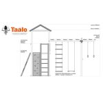 Серия А3 модель 3, детская игровая – спортивная конструкция