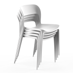 Серия «Stepp» стул «Eclipse» 490х430х830 (белый, черный)