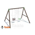 Серия O модель 4 – качели с разными сидениями