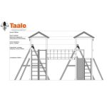 Серия D1 модель 2, детская игровая – спортивная конструкция