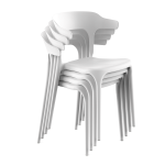 Серия «Stepp» стул «ENOVA» 480х440х780 (белый, черный)