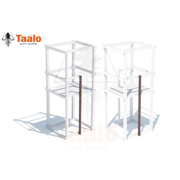 Серия «Stepp» сидение-тарзанка для качели пластиковая «LIANA» 280*280*40мм. (желтый)