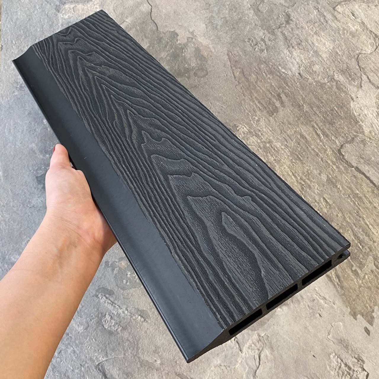 Заборная панель шип-паз EasyDecking Wood-X 146х20х3010 Черное дерево 3D Заборная панель шип-паз EasyDecking Wood-X 146х20х3010 Черное дерево 3D