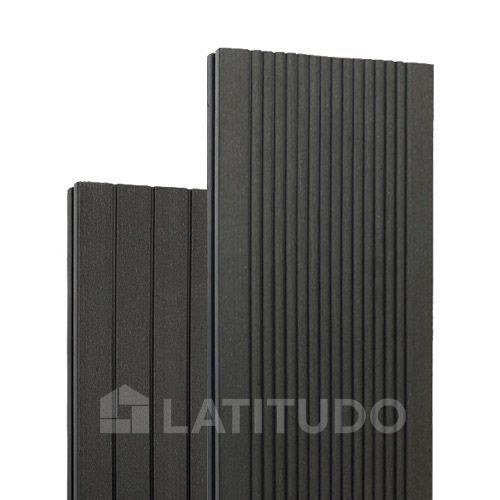 Террасная доска Terrapol Классик 147х24х3000 Черное дерево Полнотелая