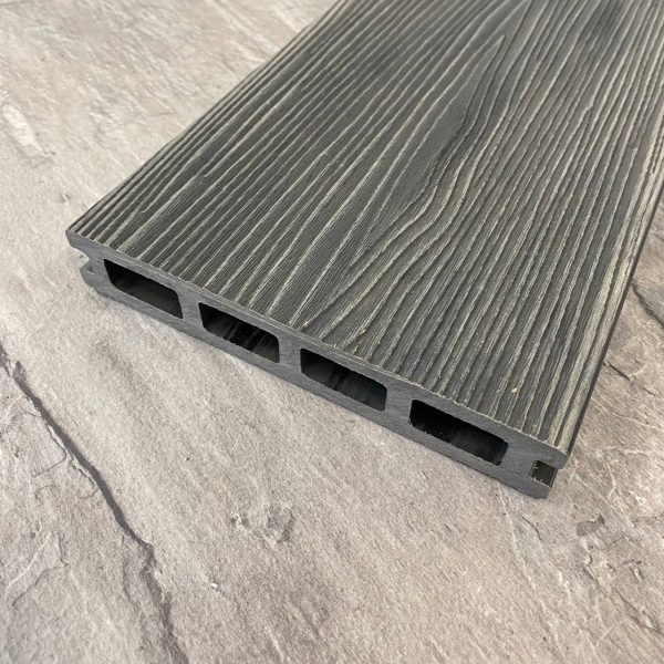 Террасная доска NEXTWOOD Expert 146х24х3000 Multicolor Gray (3D с двух сторон)