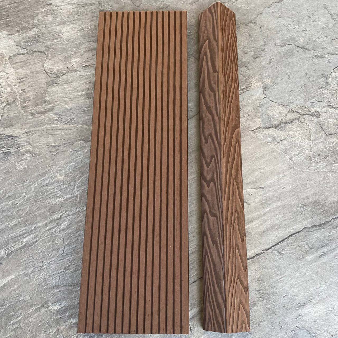 Террасная доска EasyDecking Wood-X 146х23х4010 Коричневый Террасная доска EasyDecking Wood-X 146х23х4010 Коричневый