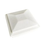 Крышка верхняя Woodvex White co-extrusion (белая) 125х125