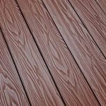 Террасная доска Terrapol Smart 3D 130х22х3000 Орех Милано Полнотелая