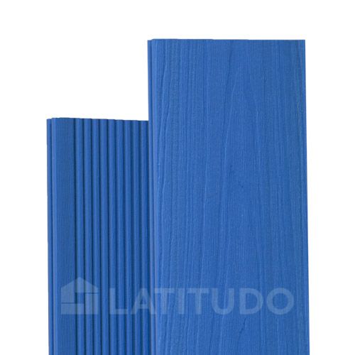 Террасная доска Terrapol Praktik 147х23х4000 Лазурит (Моноколор)