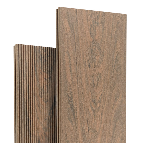 Террасная доска Bruggan Multicolor 140х19х3000 Кедр (Cedar) Полнотелая