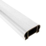 Перила Woodvex Select White co-extrusion (белый) фигурные 95х50х3000