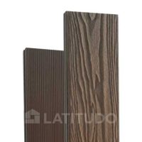 Террасная доска Terrapol Smart 3D 130х22х3000 Тик Киото Полнотелая