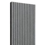 Террасная доска Latitudo Tender 150х21х4000 Графит Полнотелая