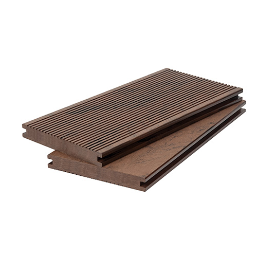 Террасная доска VELVET BRUSHING MIX COLOR 140х20х2900 Светло-коричневый Полнотелая