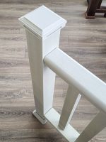 Перила Woodvex Select White co-extrusion (белый) фигурные 95х50х3000