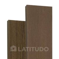 Террасная доска Terrapol Smart 130х22х4000 Тик Киото Полнотелая