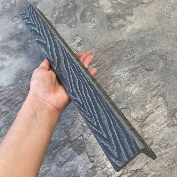 Угол EasyDecking Wood-Х 50х50х3010 Серый 3D