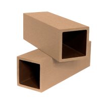 Столб опорный DENPASAR 100х100х2900 Серый (без фактуры дерева)