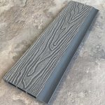 Заборная панель шип-паз EasyDecking Wood-X 146х20х3010 Серый 3D