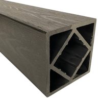 Столб опорный NEXTWOOD 120х120х3000 Темно-коричневый