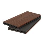 Террасная доска 3D co-extrusion NUSADUA 140х20х2900 Красное дерево / Темно-серый