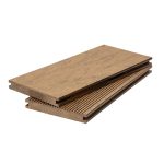 Террасная доска VELVET BRUSHING MIX COLOR 140х20х5800 Песочный Полнотелая