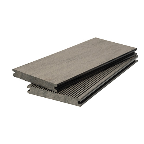 Террасная доска VELVET BRUSHING MIX COLOR 140х20х5800 Серый Полнотелая