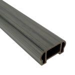Перила Woodvex Select Gray co-extrusion (белый) фигурные 95х50х3000