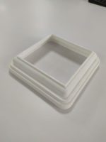 Крышка нижняя Woodvex White co-extrusion (белая) 140х140