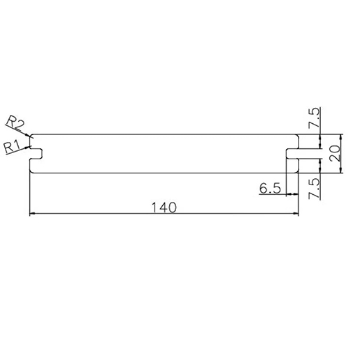 Террасная доска SINGARAJA 140х20х5800 Песочный (3D + вельвет) Полнотелая