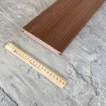 Террасная доска Latitudo Solid 150х21х3000 Каштан Полнотелая