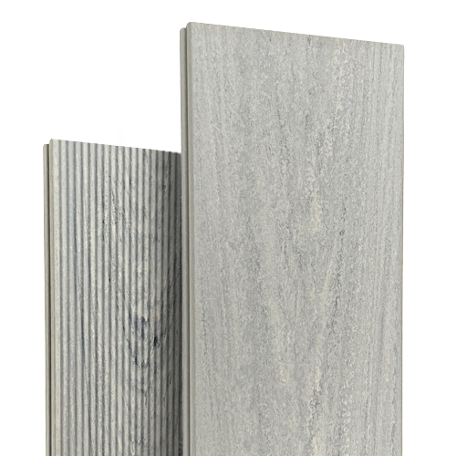 Террасная доска Bruggan Multicolor 140х19х3000 Белый дым (Smoke White) Полнотелая