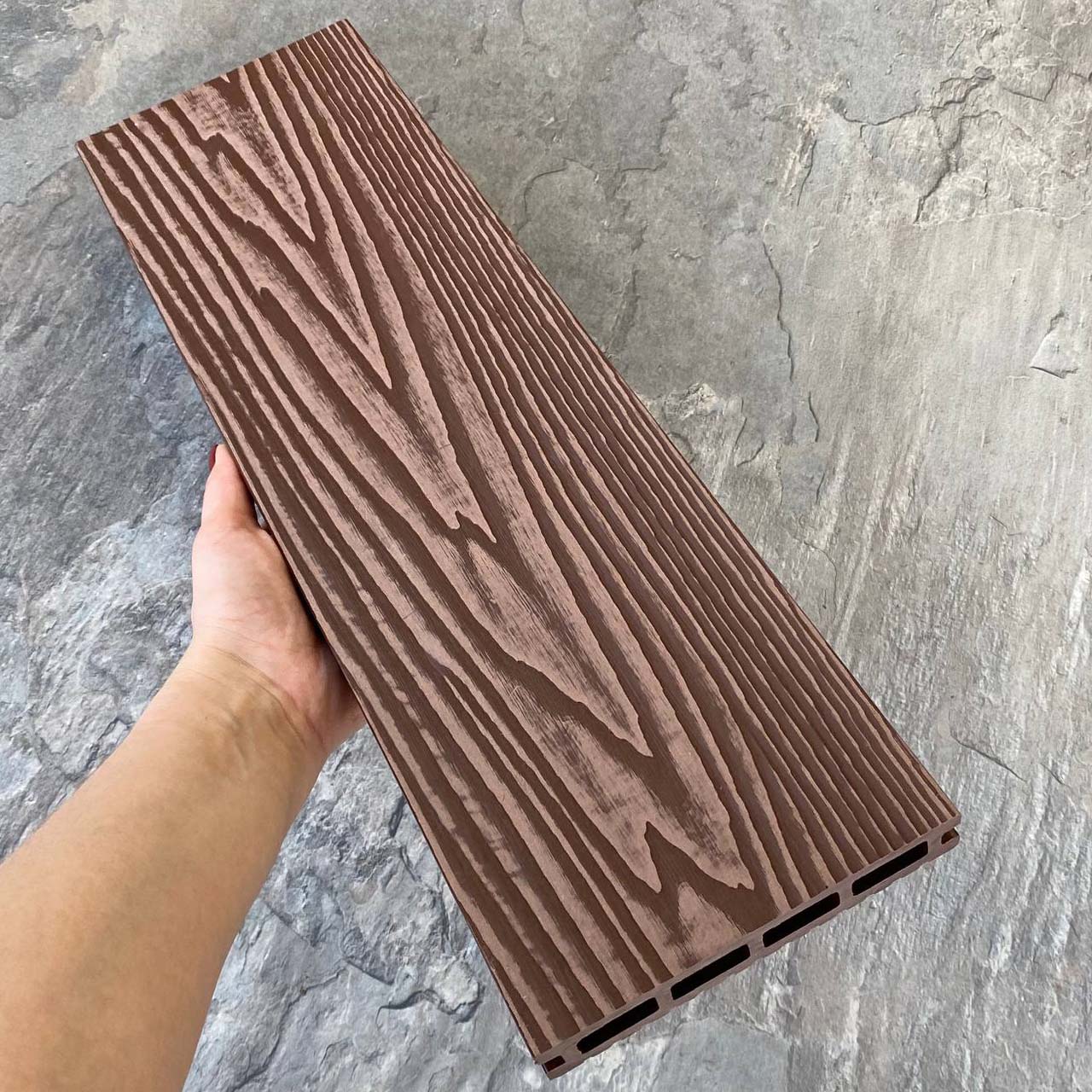 Террасная доска Latitudo Optima 146х24х4000 Каштан Террасная доска Latitudo Optima 146х24х4000 Каштан