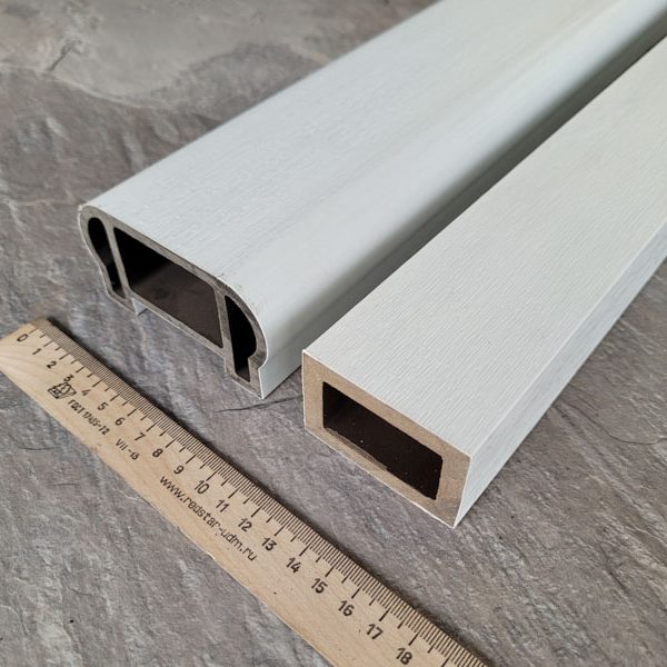 Столб Woodvex Select White co-extrusion (белый) 100х100х3000