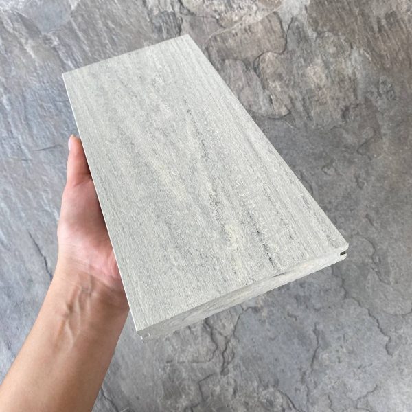 Террасная доска Bruggan Multicolor 140х19х3000 Белый дым (Smoke White) Полнотелая