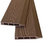 Заборная панель шип-паз EasyDecking Wood-X 146х20х2210 Коричневый 3D