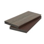 Террасная доска 3D co-extrusion NUSADUA 140х20х2900 Шоколад / Светло-серый Полнотелая