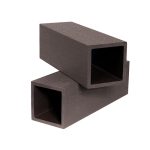 Столб опорный DENPASAR 100х100х2900 Темно-коричневый (без фактуры дерева)