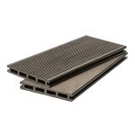 Террасная доска VELVET BRUSHING MIX COLOR 140х20х5800 Серый