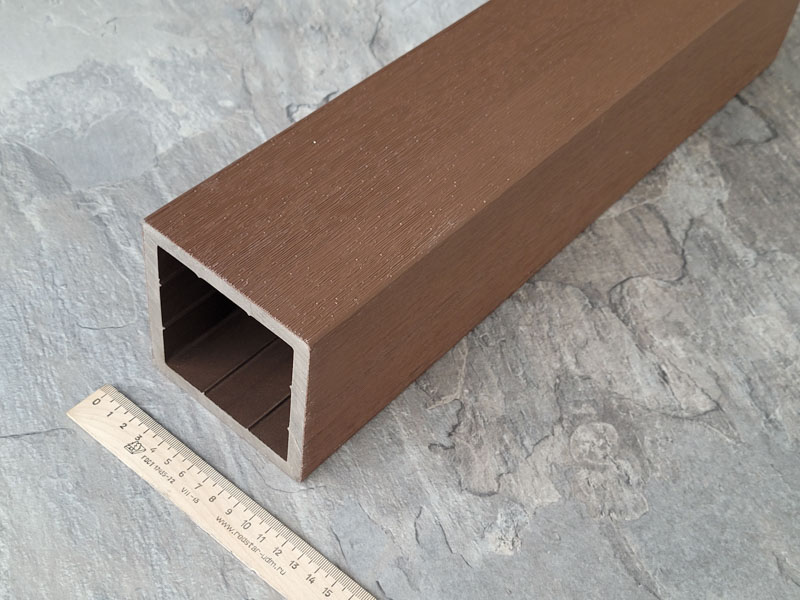 Столб Woodvex Select Mahogany co-extrusion 100х100х3000 Столб Woodvex Select Mahogany co-extrusion 100х100х3000