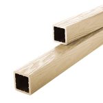 Брус реечный 55х55х3000 Слоновая кость