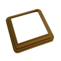 Крышка нижняя Woodvex White co-extrusion (белая) 140х140