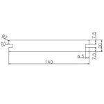 Террасная доска SINGARAJA 140х20х2900 Черный (3D + вельвет) Полнотелая