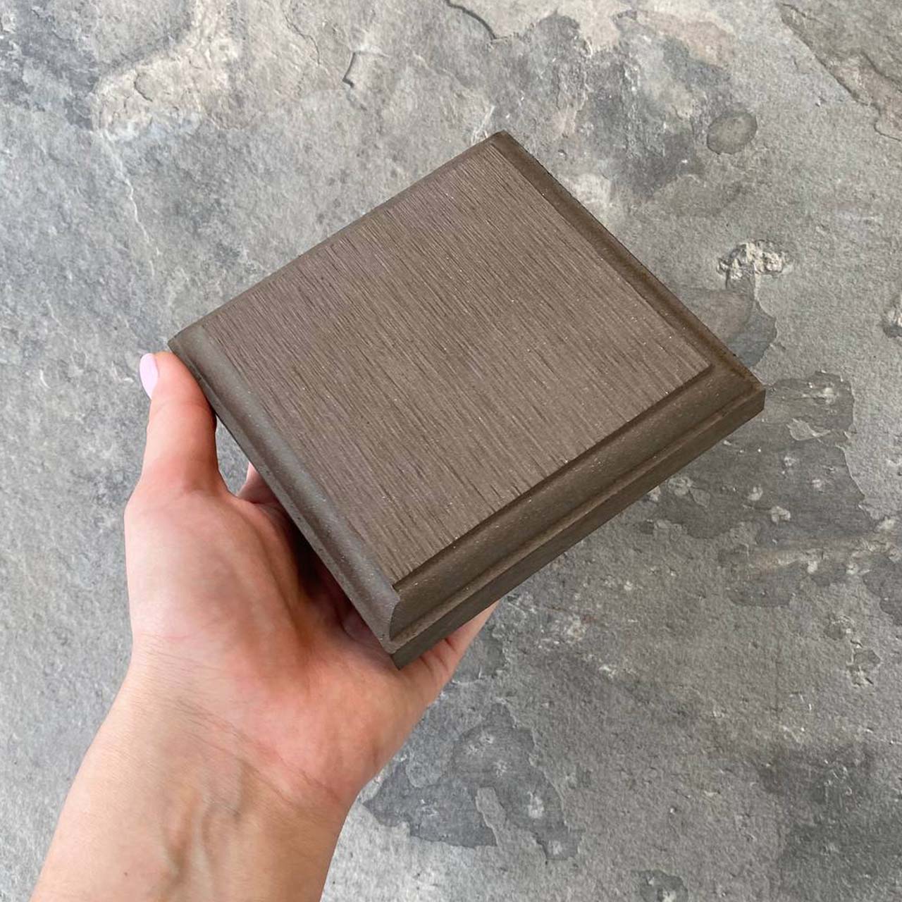 Крышка столба EasyDecking Wood-X 125х125 Венге Крышка столба EasyDecking Wood-X 125х125 Венге