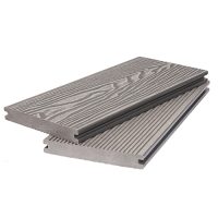 Террасная доска SINGARAJA 140х20х4000 Серый (3D + вельвет) Полнотелая